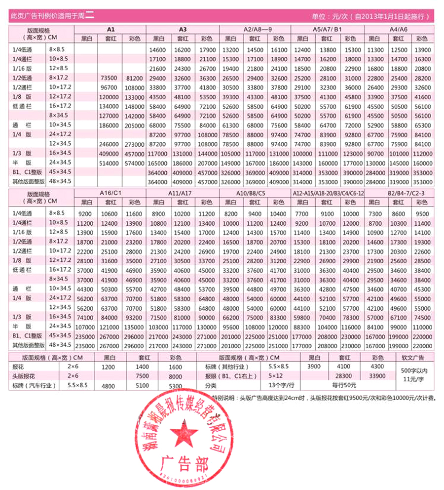 潇湘晨报广告 潇湘晨报广告报价 潇湘晨报广告价目表