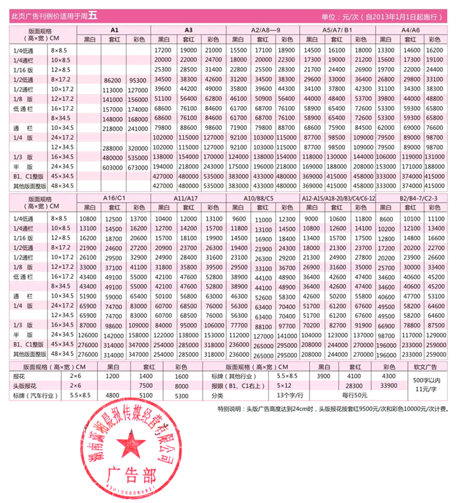 潇湘晨报广告 潇湘晨报广告报价 潇湘晨报广告价目表